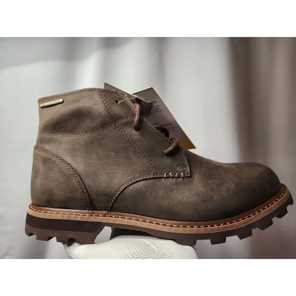Muck Boot Men's Freeman Outdoor Casual Leather Boots Size 8 Brown
